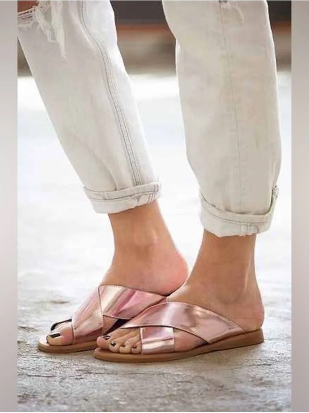 Jeffrey Campbell Ibiza Last Caprese Slip on Sandals
